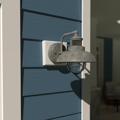 Promo 🔔 Patriot Lighting® Dualux® Harwich Textured Gray Outdoor Wall Light ✨ 5 Promo 🔔 Patriot Lighting® Dualux® Harwich Textured Gray Outdoor Wall Light ✨ - Image 3