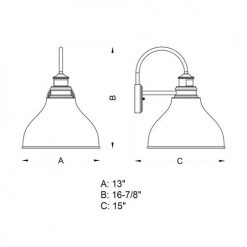 Outlet ✔️ Patriot Lighting® Dualux® Delano Oil-Burnished Bronze Outdoor Wall Light ✨ 11 Outlet ✔️ Patriot Lighting® Dualux® Delano Oil-Burnished Bronze Outdoor Wall Light ✨ -Patriot Lighting Sales T0258 DWG