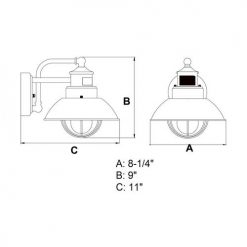 Cheapest 👍 Patriot Lighting® Dualux® Harwich Textured Black Outdoor Wall Light 🛒 -Patriot Lighting Sales T0260 DWG