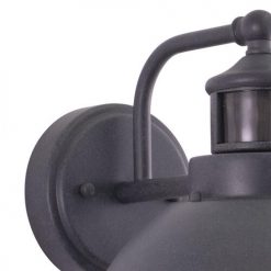 Budget 👏 Patriot Lighting® Dualux® Harwich Textured Gray Outdoor Wall Light 😍 -Patriot Lighting Sales T0261 1