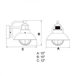 Budget 👏 Patriot Lighting® Dualux® Harwich Textured Gray Outdoor Wall Light 😍 -Patriot Lighting Sales T0261 DWG