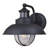 Discount 🎁 Patriot Lighting® Dualux® Harwich Textured Black Outdoor Wall Light 😀 -Patriot Lighting Sales T0262