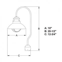 Top 10 🧨 Patriot Lighting® Harwich Textured Gray Outdoor Post Light 🧨 11 Top 10 🧨 Patriot Lighting® Harwich Textured Gray Outdoor Post Light 🧨 -Patriot Lighting Sales T0266 DWG