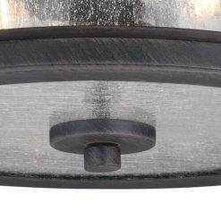 Brand new ⭐ Patriot Lighting® Cumberland Rust Iron 2-Light Outdoor Flush Mount Light 🔥 -Patriot Lighting Sales T0290 3