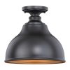 Budget 🧨 Patriot Lighting® Delano Oil-Burnished Bronze Outdoor Flush Mount Light 😉 -Patriot Lighting Sales T0315