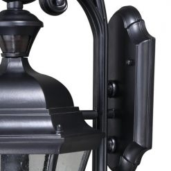 Buy 👏 Patriot Lighting® Dualux® Aberdeen Shiny Black Outdoor Wall Light ✔️ -Patriot Lighting Sales T0320 1