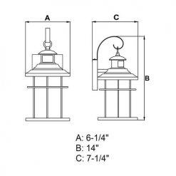 Top 10 ⌛ Patriot Lighting® Dualux® Melbourne Oil-Rubbed Bronze LED Outdoor Wall Light 🥰 -Patriot Lighting Sales T0322 DWG