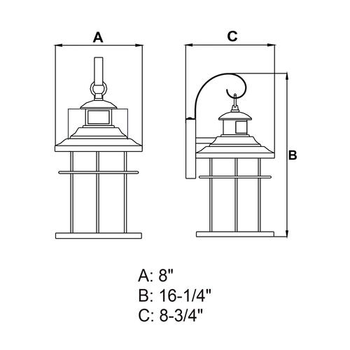 Budget 😉 Patriot Lighting® Dualux® Melbourne Oil Rubbed Bronze LED