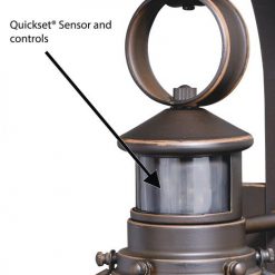 Buy 🎉 Patriot Lighting® Dualux® Chatham Burnished Bronze Outdoor Wall Light ⌛ -Patriot Lighting Sales T0326 3