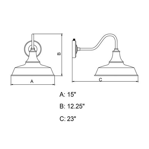 Deals 🤩 Patriot Lighting® Dorado Dark Bronze Outdoor Wall Light 🧨 8 Deals 🤩 Patriot Lighting® Dorado Dark Bronze Outdoor Wall Light 🧨 - Image 6