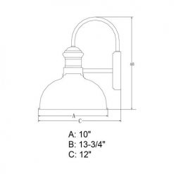Flash Sale 🧨 Patriot Lighting® Dualux® Franklin Oil-Burnished Bronze Outdoor Wall Light 💯 -Patriot Lighting Sales T0385 DWG