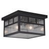 Best deal ⌛ Patriot Lighting® Mission Oil-Burnished Bronze 2-Light Outdoor Flush Mount Light ⭐ -Patriot Lighting Sales T0440