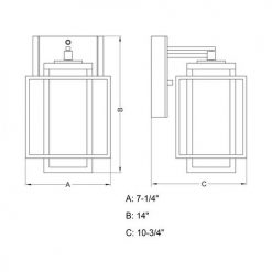 Discount ❤️ Patriot Lighting® Hyde Park Espresso Bronze Outdoor Wall Light 💯 -Patriot Lighting Sales T0467 DWG