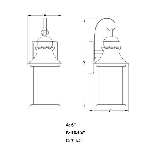Brand new 👏 Patriot Lighting® Cambridge Oil-Rubbed Bronze Outdoor Wall Light ✔️ 7 Brand new 👏 Patriot Lighting® Cambridge Oil-Rubbed Bronze Outdoor Wall Light ✔️ - Image 5