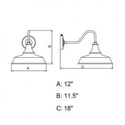 Buy ❤️ Patriot Lighting® Dorado Red Outdoor Wall Light 🛒 -Patriot Lighting Sales T0487 DWG