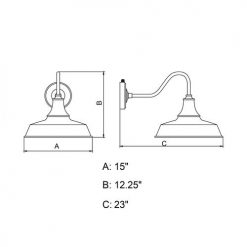 Brand new 😀 Patriot Lighting® Dorado Red Outdoor Wall Light 🔔 -Patriot Lighting Sales T0488 DWG