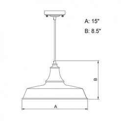 Brand new 🎁 Patriot Lighting® Dorado Red Outdoor Pendant Light 🤩 -Patriot Lighting Sales T0489 DWG