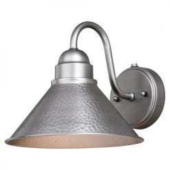 Coupon 💯 Patriot Lighting® Outland Brushed Pewter Outdoor Wall Light 🎁