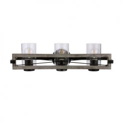 Brand new 🔔 Patriot Lighting® Lizzie Matte Black 3-Light Vanity Light 🎉 -Patriot Lighting Sales VA1310 GD1 24LA3 TFRONT3000V2
