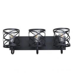 Buy 😀 Patriot Lighting® Phinny Matte Black 3-Light Vanity Light 👍