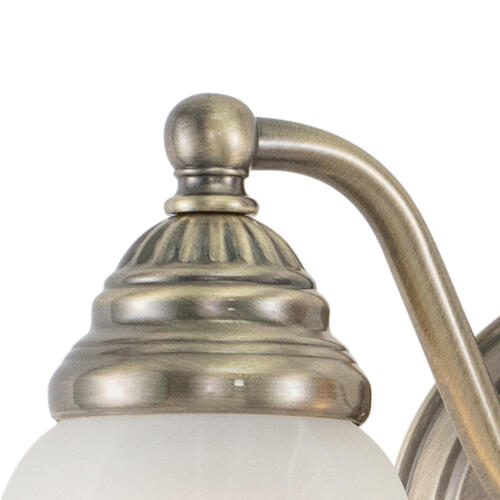 Brand new 🤩 Patriot Lighting® Standford Antique Brass 2 Light Vanity Light 🔥 5 Brand new 🤩 Patriot Lighting® Standford Antique Brass 2 Light Vanity Light 🔥 - Image 3