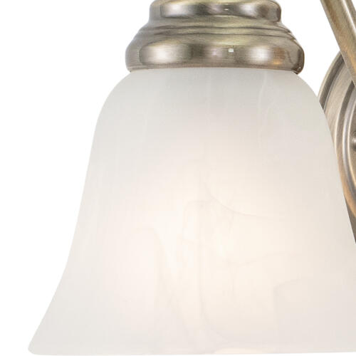 Brand new 🤩 Patriot Lighting® Standford Antique Brass 2 Light Vanity Light 🔥 6 Brand new 🤩 Patriot Lighting® Standford Antique Brass 2 Light Vanity Light 🔥 - Image 4