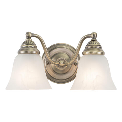 Brand new 🤩 Patriot Lighting® Standford Antique Brass 2 Light Vanity Light 🔥 3 Brand new 🤩 Patriot Lighting® Standford Antique Brass 2 Light Vanity Light 🔥