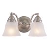 Budget 🤩 Patriot Lighting® Standford Brushed Nickel 2 Light Vanity Light ⌛ -Patriot Lighting Sales VL35122BN
