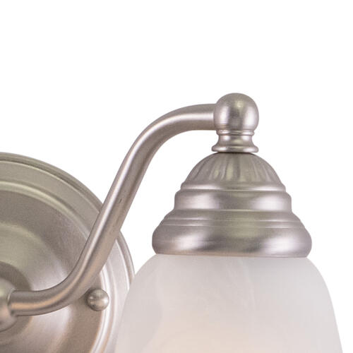 Budget 🤩 Patriot Lighting® Standford Brushed Nickel 2 Light Vanity Light ⌛ 6 Budget 🤩 Patriot Lighting® Standford Brushed Nickel 2 Light Vanity Light ⌛ - Image 4