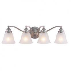 Brand new 😀 Patriot Lighting® Standford Brushed Nickel 4 Light Vanity Light 🧨