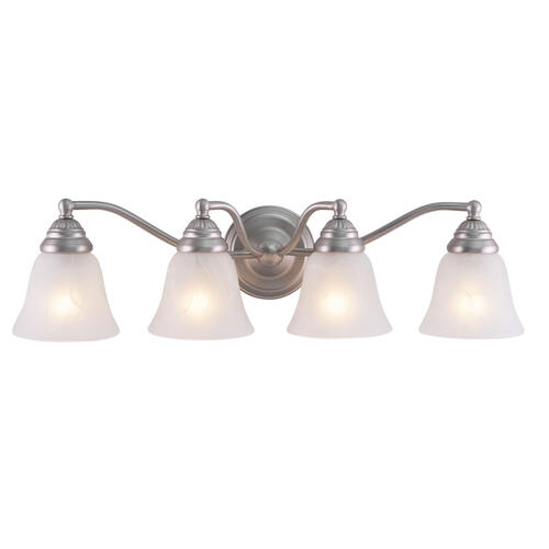 Brand new 😀 Patriot Lighting® Standford Brushed Nickel 4 Light Vanity Light 🧨 3 Brand new 😀 Patriot Lighting® Standford Brushed Nickel 4 Light Vanity Light 🧨