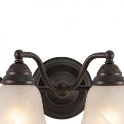 Promo 👏 Patriot Lighting® Standford Oil Burnished Bronze 4 Light Vanity Light ✔️ -Patriot Lighting Sales VL35124OBB 1
