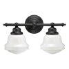 Coupon 🧨 Patriot Lighting® Huntley Oil Rubbed Bronze 2 Light Vanity Light ⭐ -Patriot Lighting Sales W0168