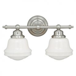 Best Pirce 🔥 Patriot Lighting® Huntley Satin Nickel 2 Light Vanity Light ⌛