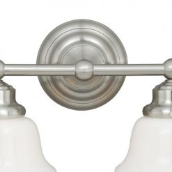 Best Pirce 🔥 Patriot Lighting® Huntley Satin Nickel 2 Light Vanity Light ⌛ 8 Best Pirce 🔥 Patriot Lighting® Huntley Satin Nickel 2 Light Vanity Light ⌛ -Patriot Lighting Sales W0169 3
