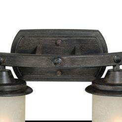 Budget 😀 Patriot Lighting® Halifax Black Walnut 2 Light Vanity Light 👍 -Patriot Lighting Sales W0182 1
