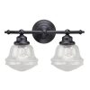 Best Pirce 👍 Patriot Lighting® Huntley Oil Rubbed Bronze 2 Light Vanity Light 🧨 -Patriot Lighting Sales W0189