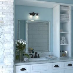 Best Pirce 👍 Patriot Lighting® Huntley Oil Rubbed Bronze 2 Light Vanity Light 🧨 -Patriot Lighting Sales W0189 L1