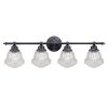 Top 10 ⌛ Patriot Lighting® Huntley Oil Rubbed Bronze 4 Light Vanity Light 👏 -Patriot Lighting Sales W0191