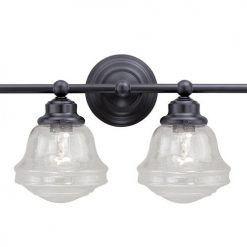 Top 10 ⌛ Patriot Lighting® Huntley Oil Rubbed Bronze 4 Light Vanity Light 👏 -Patriot Lighting Sales W0191 3