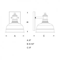 Cheapest ⭐ Patriot Lighting® Keenan Oil Rubbed Bronze Wall Light 👍 13 Cheapest ⭐ Patriot Lighting® Keenan Oil Rubbed Bronze Wall Light 👍 -Patriot Lighting Sales W0226 DWG