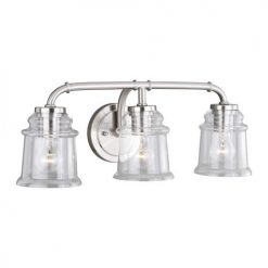 Buy 😀 Patriot Lighting® Toledo Satin Nickel 3 Light Vanity Light 🎁
