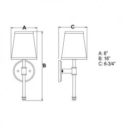 Hot Sale ⌛ Patriot Lighting® Ritz Satin Nickel 1 Light Vanity Light 🧨 13 Hot Sale ⌛ Patriot Lighting® Ritz Satin Nickel 1 Light Vanity Light 🧨 -Patriot Lighting Sales W0247 DWG