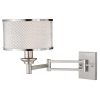 Outlet 🧨 Patriot Lighting® Polk Satin Nickel 1 Light Wall Light 🥰 -Patriot Lighting Sales W0259