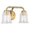 Discount ⌛ Patriot Lighting® Toledo Natural Brass 2 Light Vanity Light 💯 1 Discount ⌛ Patriot Lighting® Toledo Natural Brass 2 Light Vanity Light 💯 -Patriot Lighting Sales W0263
