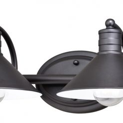 Budget 🧨 Patriot Lighting® Akron Oil Rubbed Bronze 2 Light Vanity Light 🎉 -Patriot Lighting Sales W0284 2