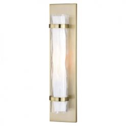 Buy 🧨 Patriot Lighting® Vilo Natural Brass 1 Light Vanity Light 🌟