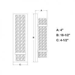 Buy 🧨 Patriot Lighting® Vilo Natural Brass 1 Light Vanity Light 🌟 9 Buy 🧨 Patriot Lighting® Vilo Natural Brass 1 Light Vanity Light 🌟 -Patriot Lighting Sales W0310 DWG