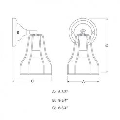 Buy 💯 Patriot Lighting® Clybourn Oil Rubbed Bronze 1 Light Vanity Light 🔔 11 Buy 💯 Patriot Lighting® Clybourn Oil Rubbed Bronze 1 Light Vanity Light 🔔 -Patriot Lighting Sales W0311 DWG