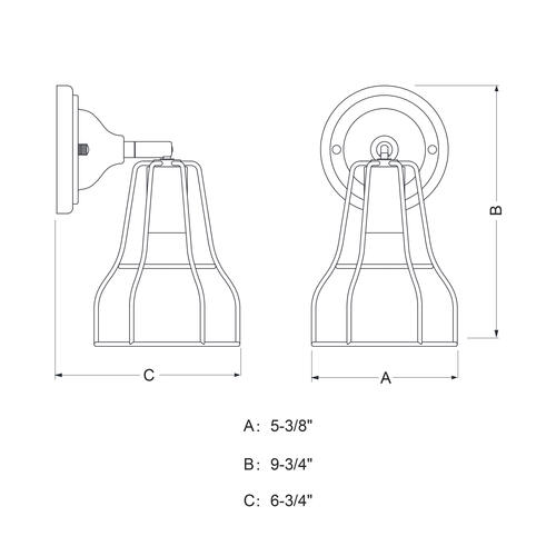 Buy 💯 Patriot Lighting® Clybourn Oil Rubbed Bronze 1 Light Vanity Light 🔔 7 Buy 💯 Patriot Lighting® Clybourn Oil Rubbed Bronze 1 Light Vanity Light 🔔 - Image 5